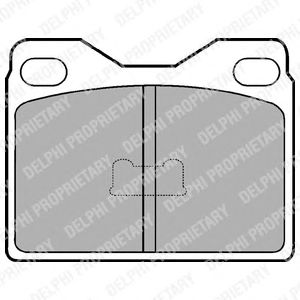 Тормозные колодки DELPHI LP88