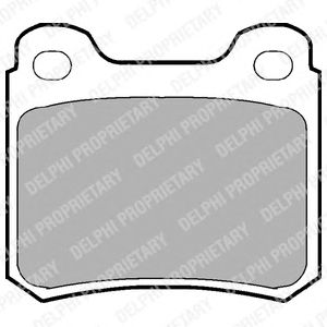 Тормозные колодки DELPHI LP915