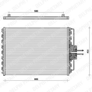 Радиатор кондиционера DELPHI TSP0225061