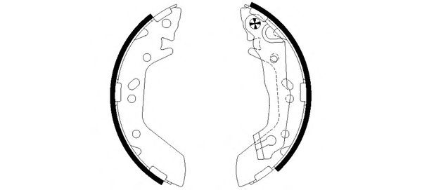 Тормозные колодки HELLA 8DB 355 002-541