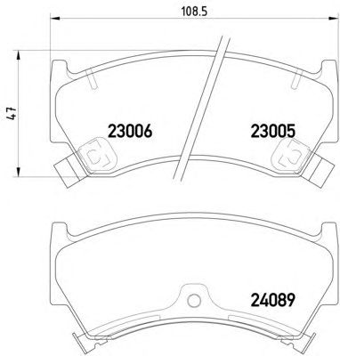Тормозные колодки HELLA 8DB 355 009-821