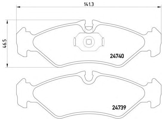 Гальмівні колодки HELLA 8DB 355 014-421