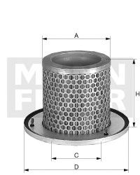 Фильтр добавочного воздуха MANN-FILTER C 1374/2