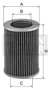 Фильтр системы привода рабочего оборудования MANN-FILTER HD 1258/2