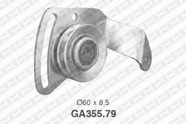 Натяжной ролик поликлинового ремня SNR GA355.79
