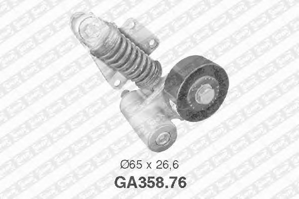 Натяжной ролик поликлинового ремня SNR GA358.76