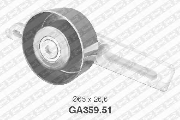 Натяжной ролик поликлинового ремня SNR GA359.51