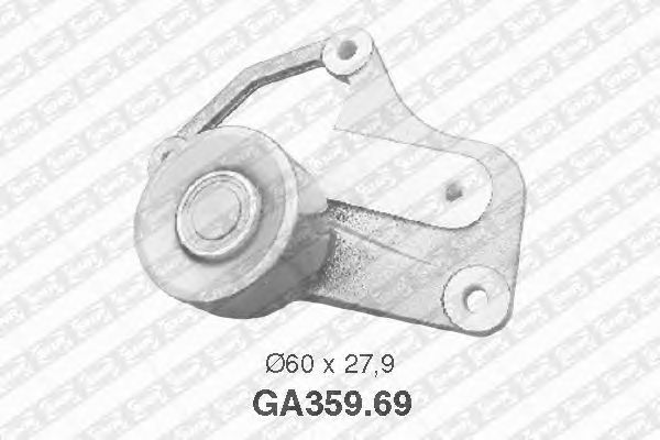 Направляющий / паразитный ролик  поликлинового ремня SNR GA359.69