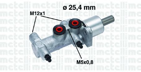 Главный тормозной цилиндр METELLI 05-0766