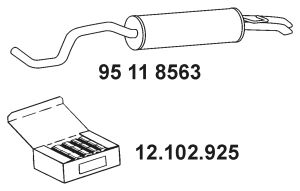 Глушник EBERSPÄCHER 95 11 8563