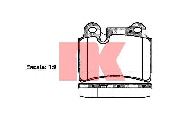 Тормозные колодки NK 224793