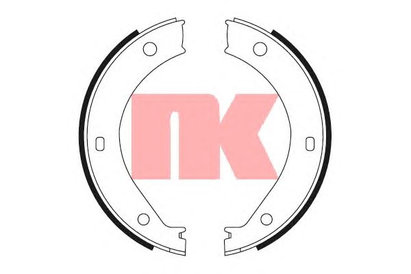 Тормозные колодки ручника NK 2715415