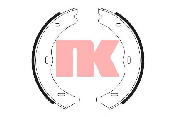 Тормозные колодки ручника NK 2733722