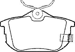 Тормозные колодки QH International BP973