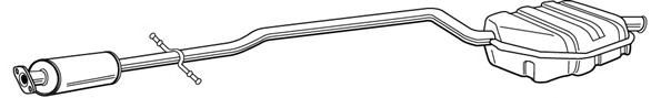 Глушитель WALKER 22685