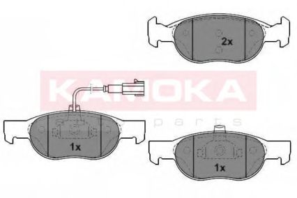 Тормозные колодки KAMOKA JQ1012080