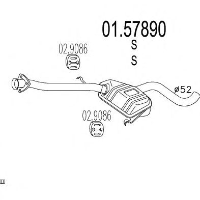 Резонатор MTS 01.57890