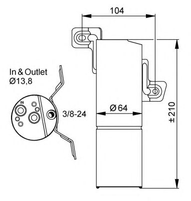 Осушитель кондиционера NRF 33303