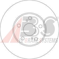 Тормозной диск A.B.S. 17508