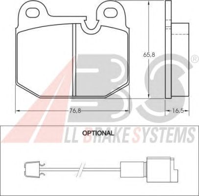 Тормозные колодки A.B.S. 36140