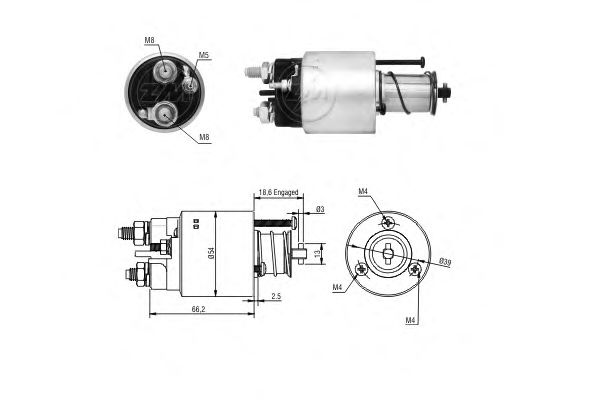 Втягивающее реле ERA ZM1496