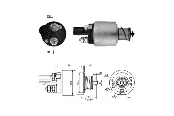 Втягивающее реле ERA ZM1498