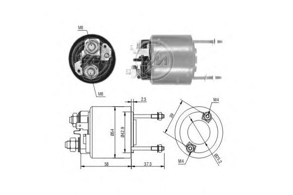 Втягивающее реле ERA ZM594