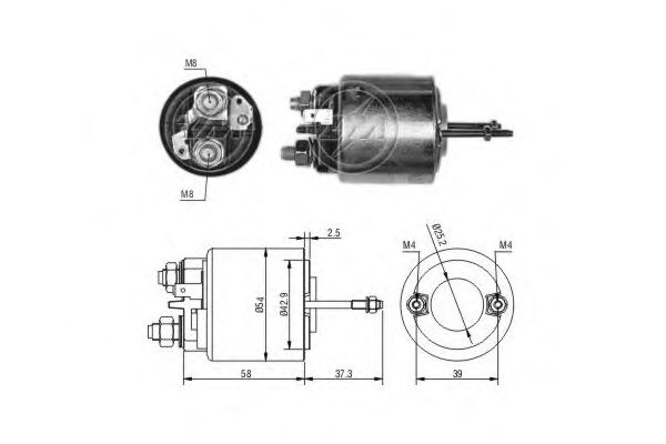 Втягивающее реле ERA ZM597