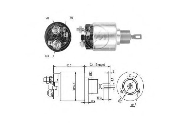 Втягивающее реле ERA ZM674