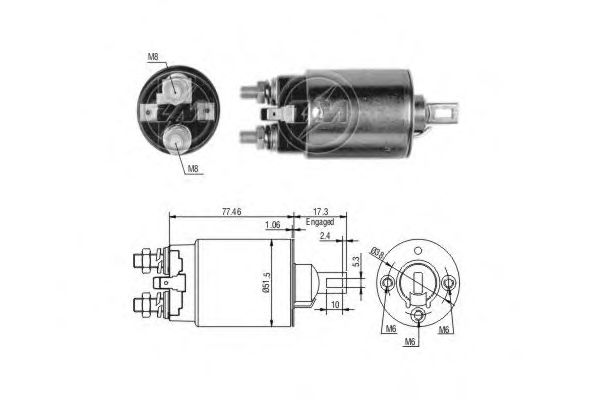 Втягивающее реле ERA ZM690