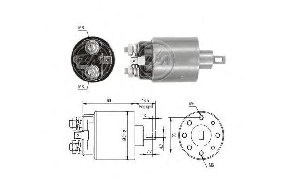 Втягивающее реле ERA ZM711