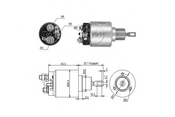 Втягивающее реле ERA ZM973