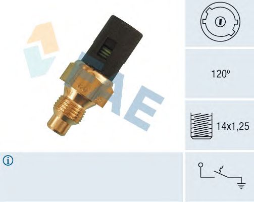 Датчик температуры охлаждающей жидкости FAE 35250