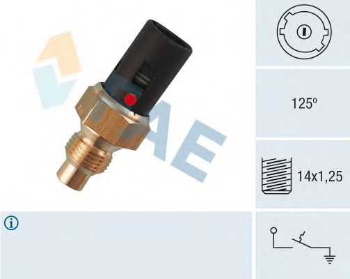 Датчик температуры охлаждающей жидкости FAE 35360