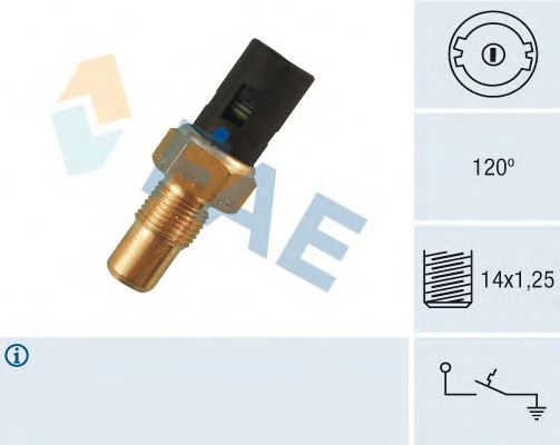 Датчик температуры охлаждающей жидкости FAE 35750