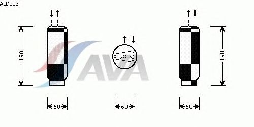 Осушитель кондиционера AVA QUALITY COOLING ALD003