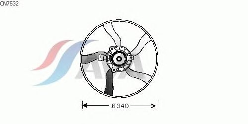 Вентилятор охлаждения AVA QUALITY COOLING CN7532