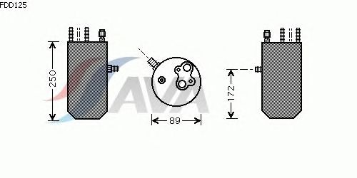 Осушитель кондиционера AVA QUALITY COOLING FDD125