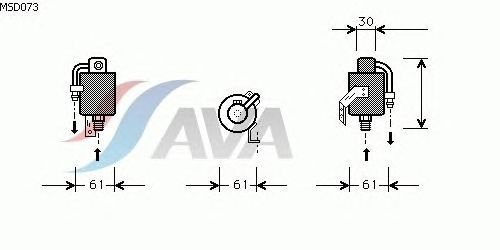 Осушитель кондиционера AVA QUALITY COOLING MSD073