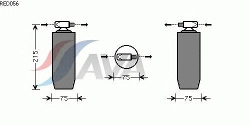 Осушувач кондиціонера AVA QUALITY COOLING RED056