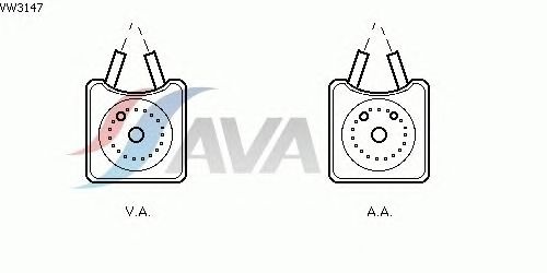 Масляний радіатор AVA QUALITY COOLING VW3147