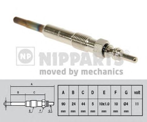 Свеча накала NIPPARTS J5715014
