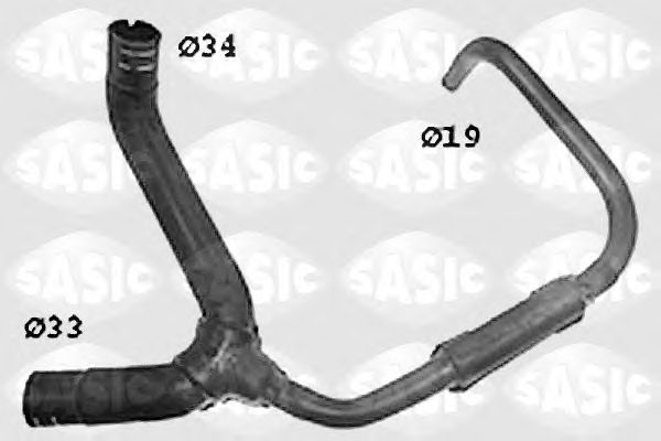 Шланг радиатора SASIC SWH6613