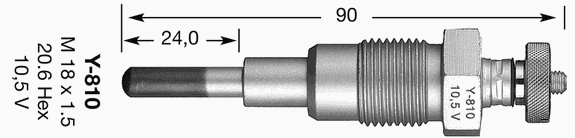 Свеча накала NGK 6929