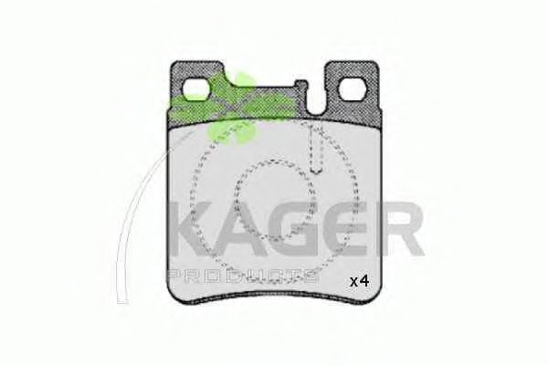 Тормозные колодки KAGER 35-0260