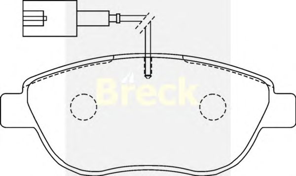 Тормозные колодки BRECK 23708 00 701 10