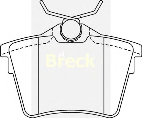 Тормозные колодки BRECK 24135 00 704 00