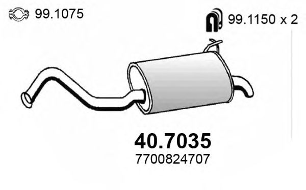 Глушник ASSO 40.7035