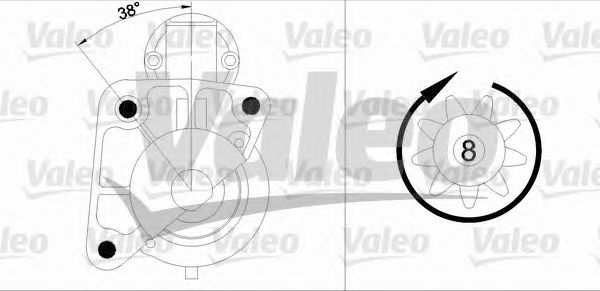 Стартер VALEO 455950