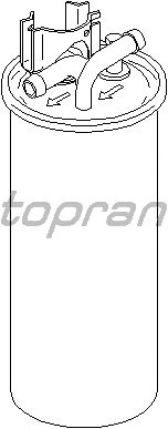 Топливный фильтр TOPRAN 110 935